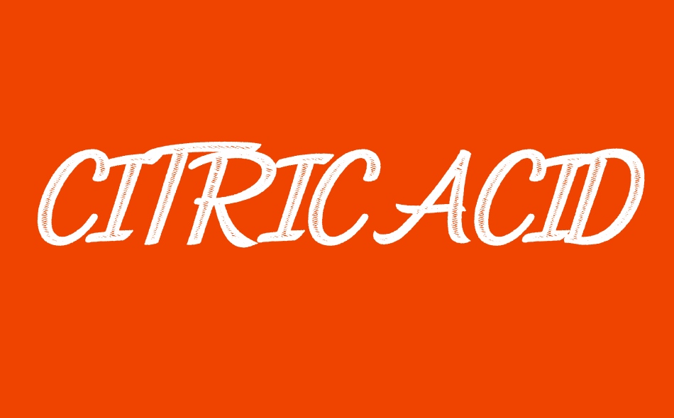 Citricacid font big