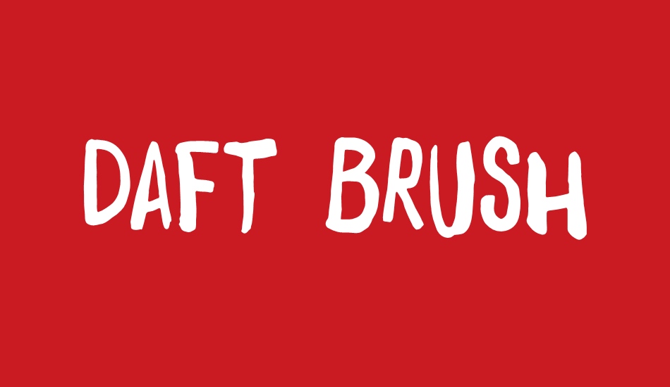 daft-brush font big