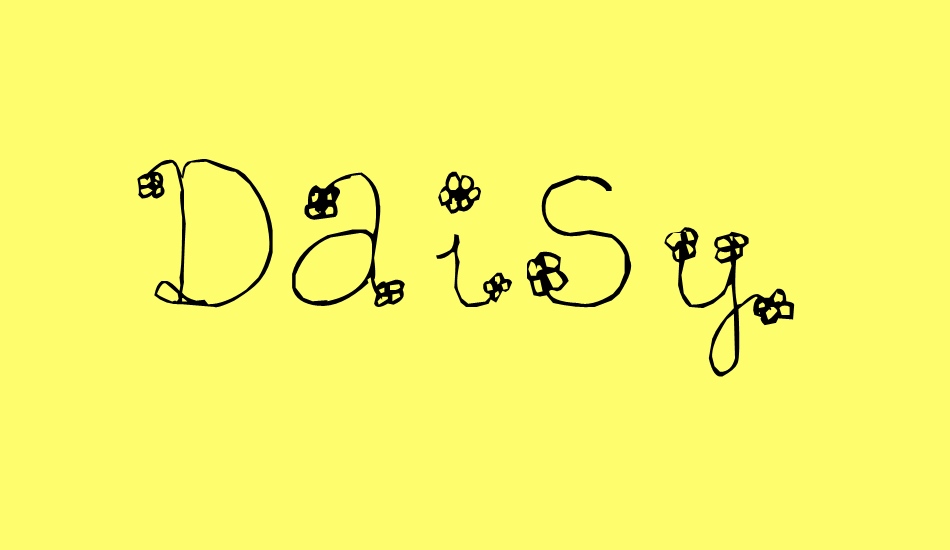 daisy-mae font big