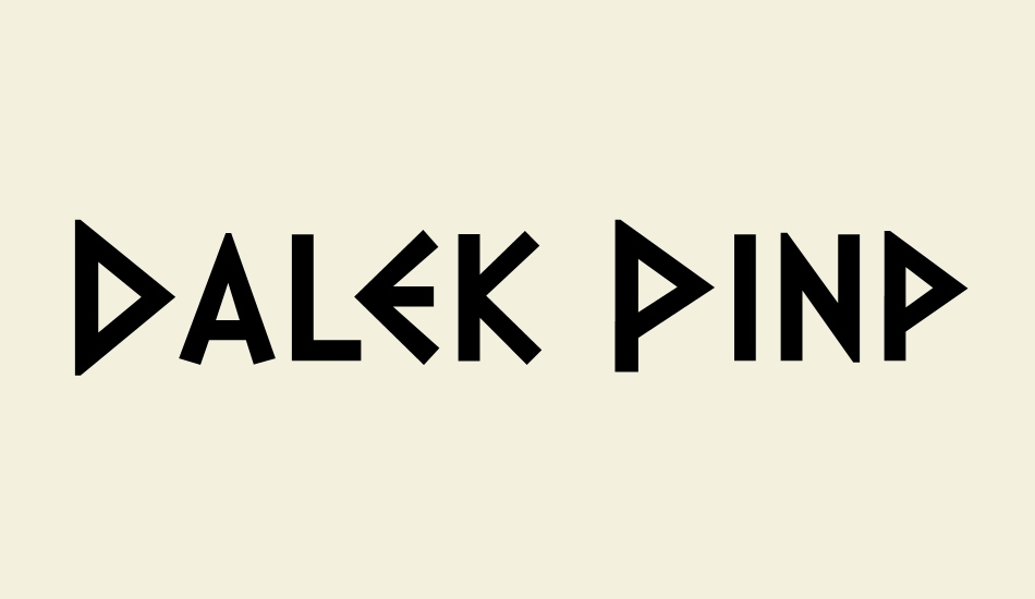 dalek-pinpoint font big