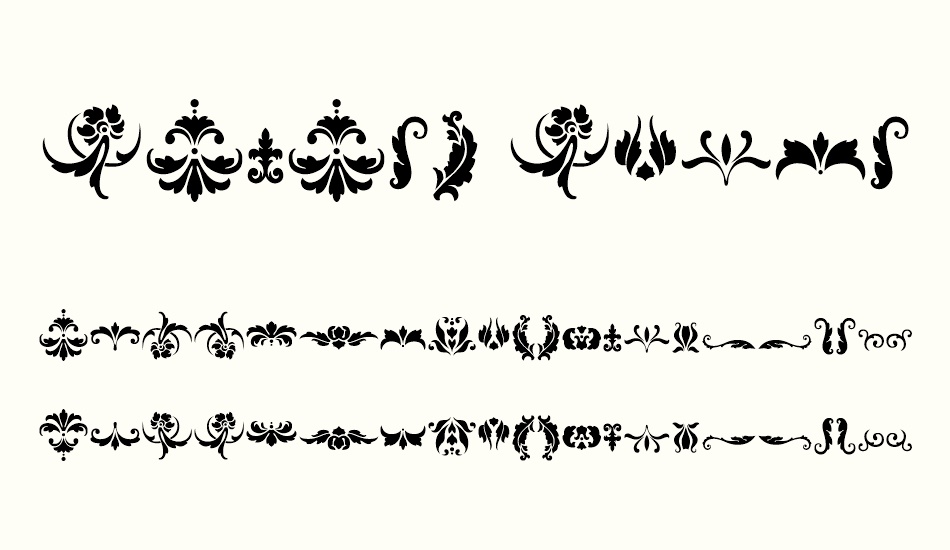 damask-dings1 font