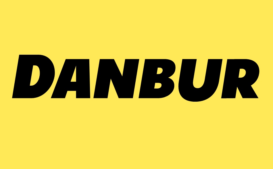 Danbury Caps font big