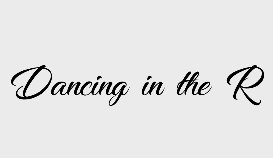 dancing-in-the-rainbow font big