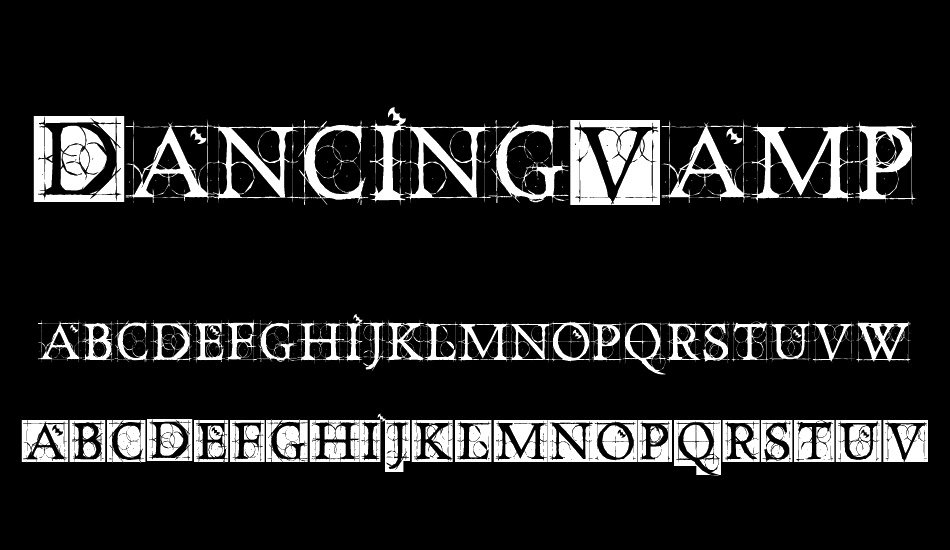 dancingvampyrish font