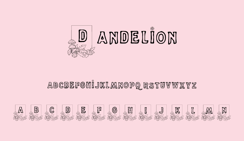 dandelion font