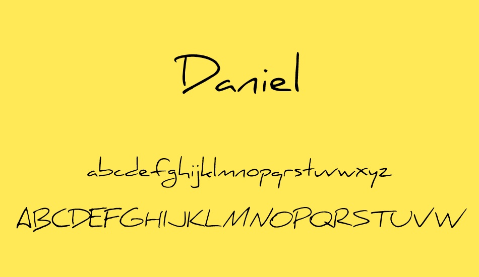 daniel font