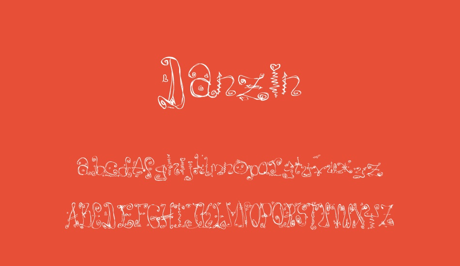 danzin font