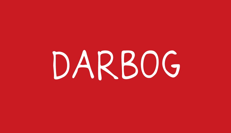 darbog font big