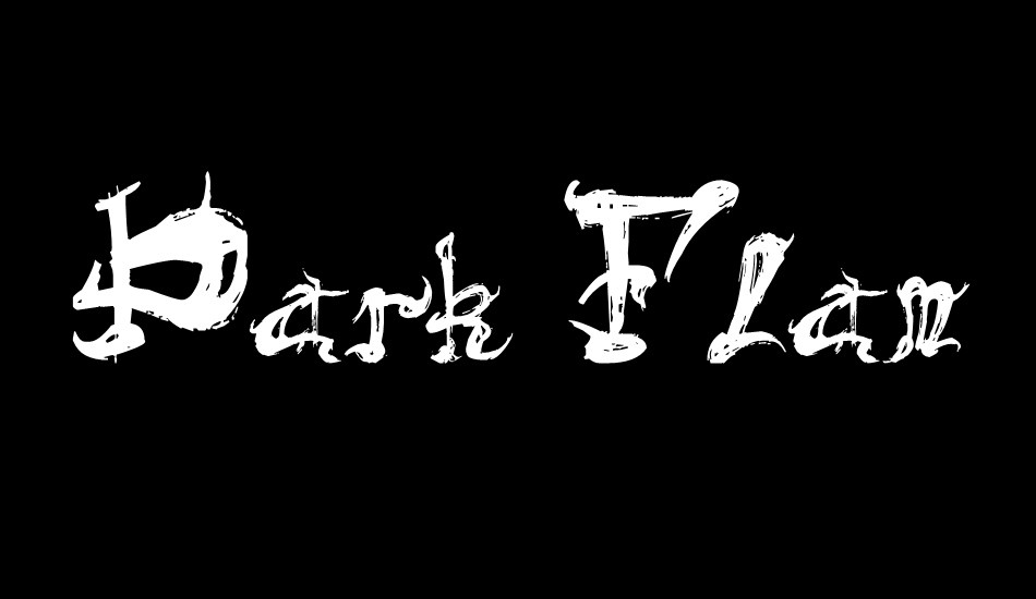 dark-flame font big