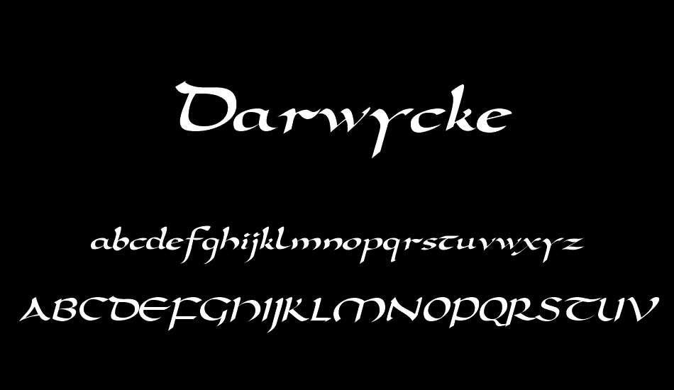 darwycke font