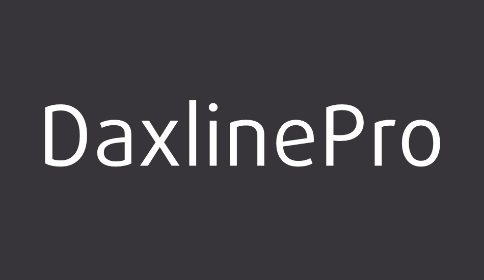 daxlinepro font big