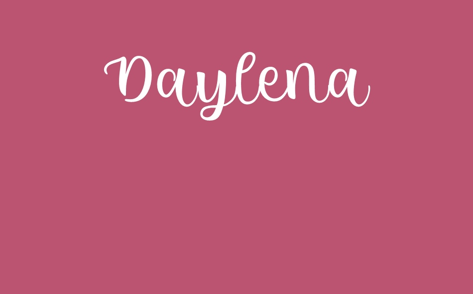 Daylena font big