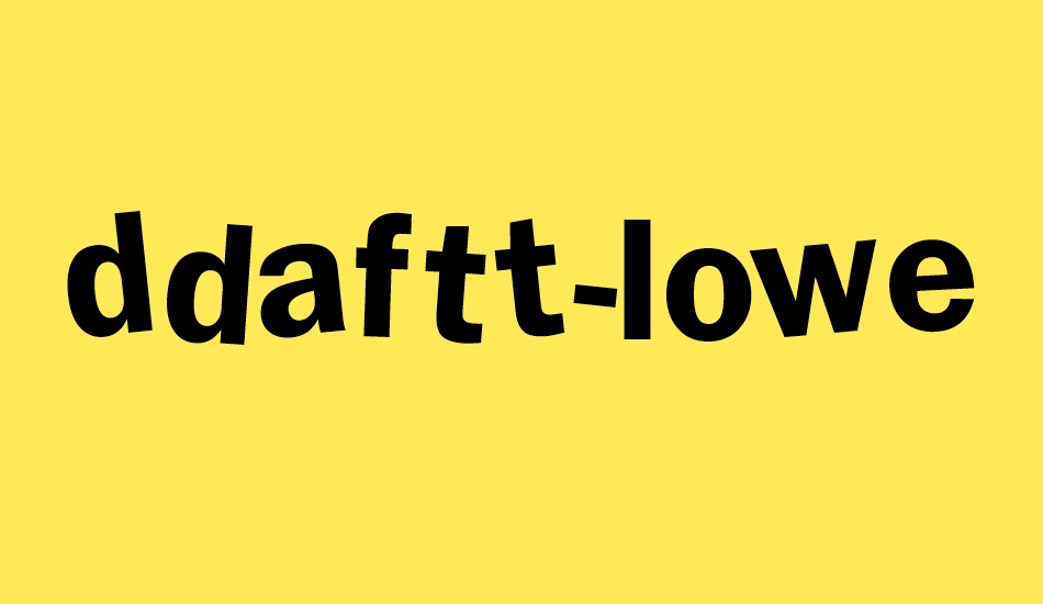 ddaftt-lowercase font big