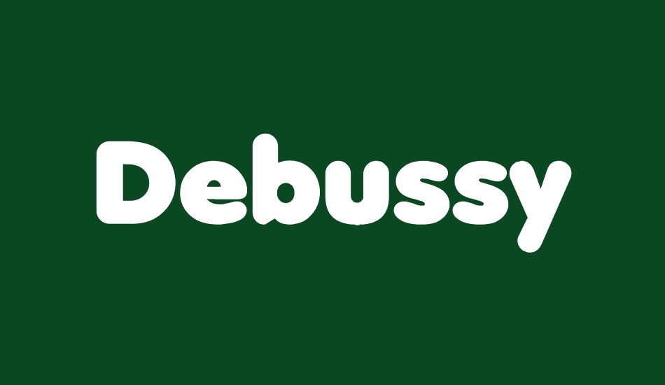 debussy font big