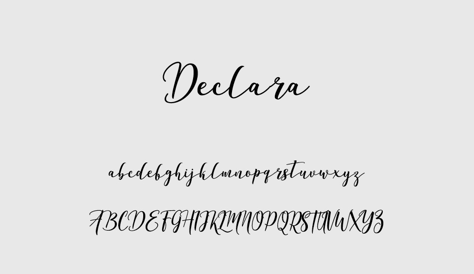 declara font