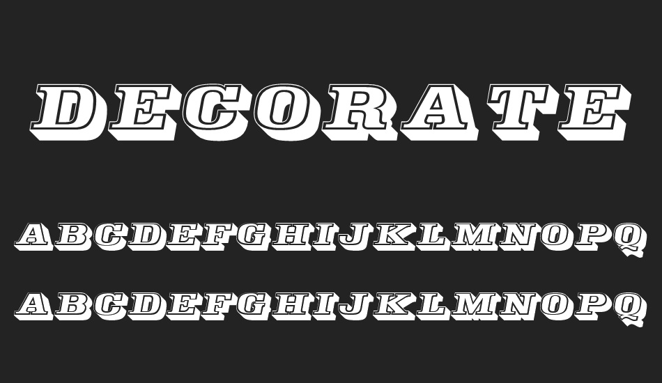 decorated035-bt font