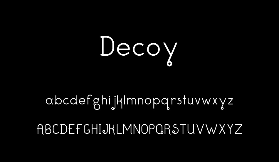 decoy font
