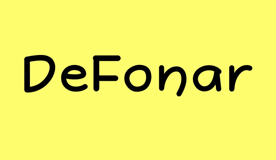 defonarts font big