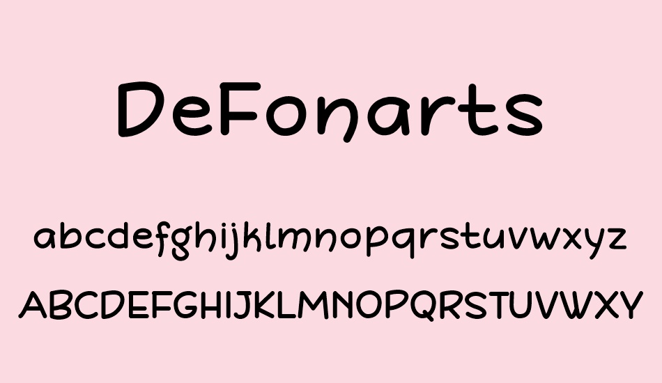 defonarts font