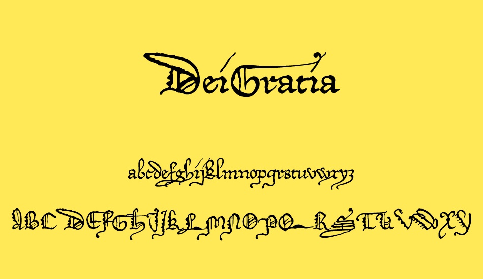 deigratia font