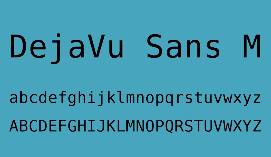 dejavu-sans-mono font