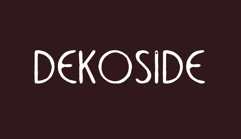 dekoside font big