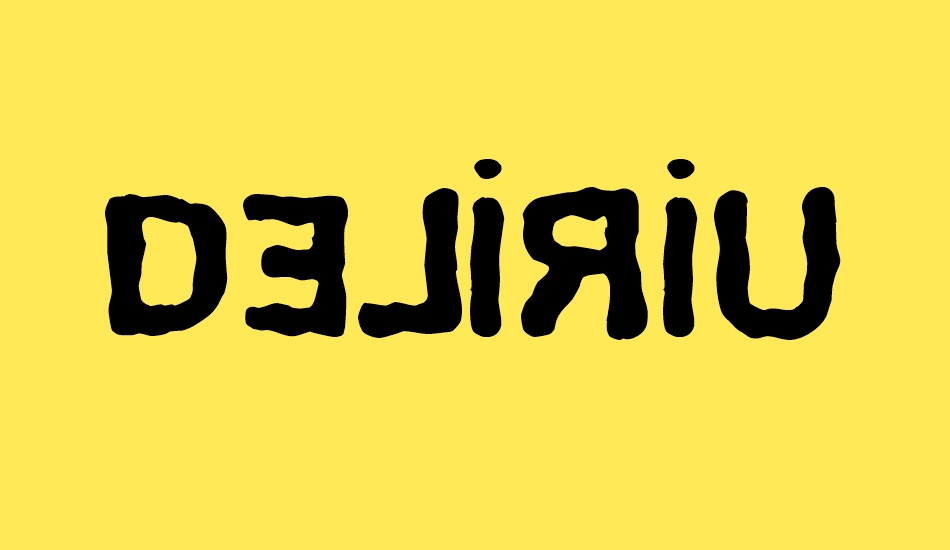 delirium font big