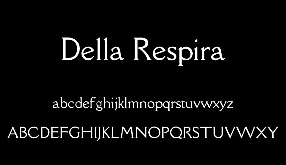 della-respira font