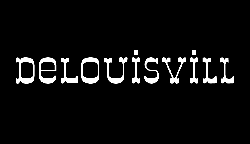 delouisville font big