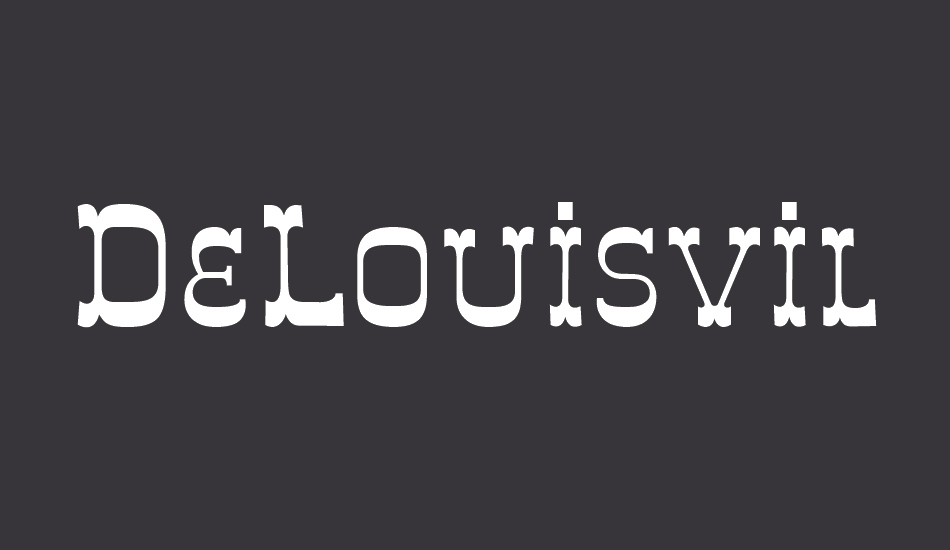 delouisvillesmallcaps font big