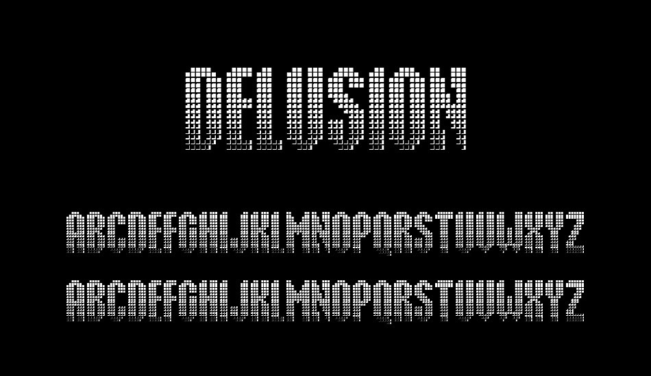 delusion font