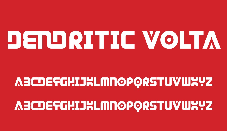 dendritic-voltage font