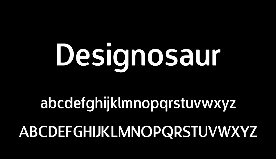 designosaur font