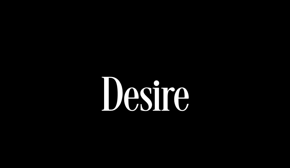 desire font big