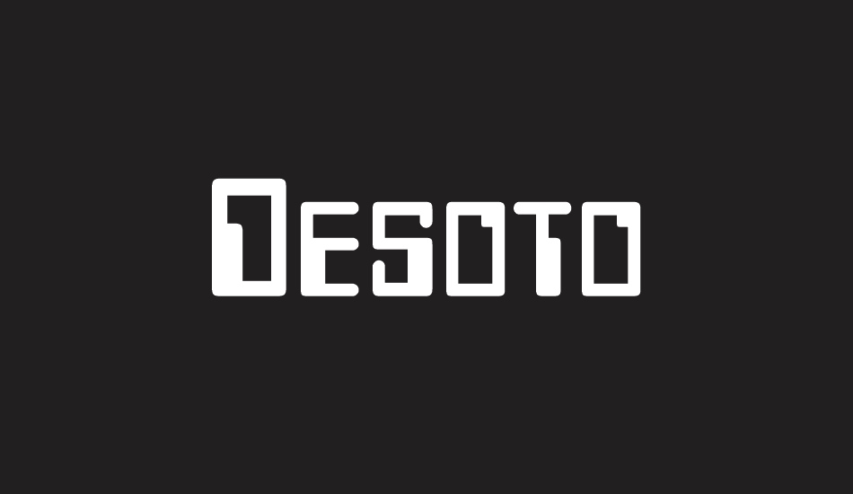 desoto font big