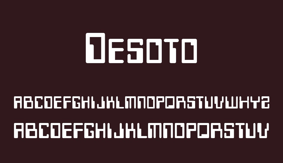 desoto font