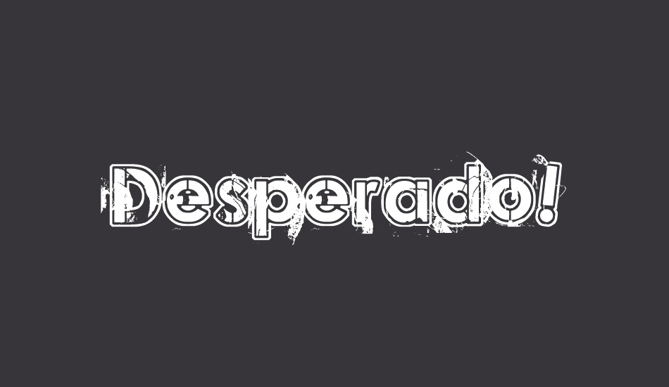 desperado font big