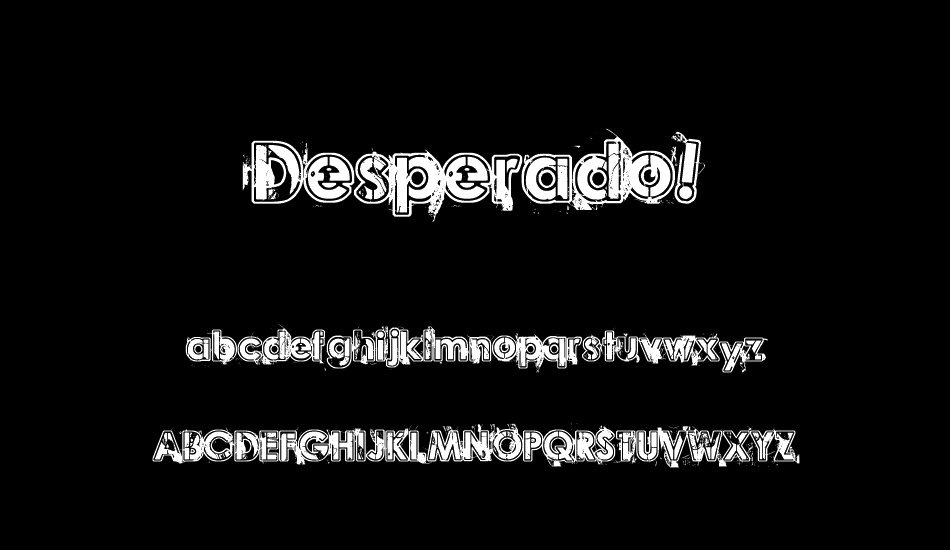 desperado font