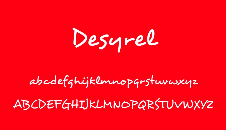 desyrel font