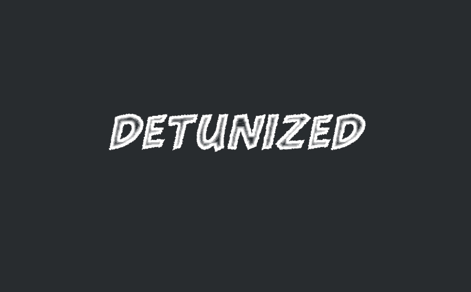 Detunized font big