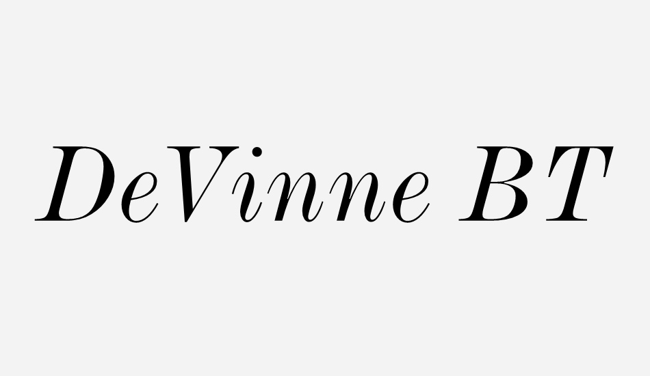 devinne-bt font big