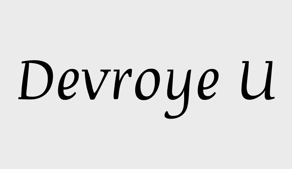 devroye-unicode font big