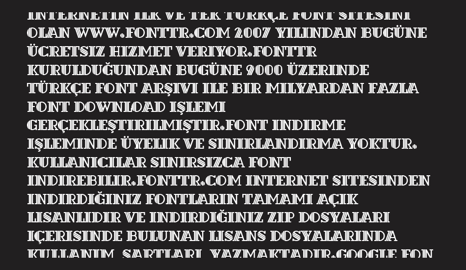 dextord font 1