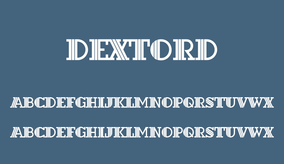 dextord font