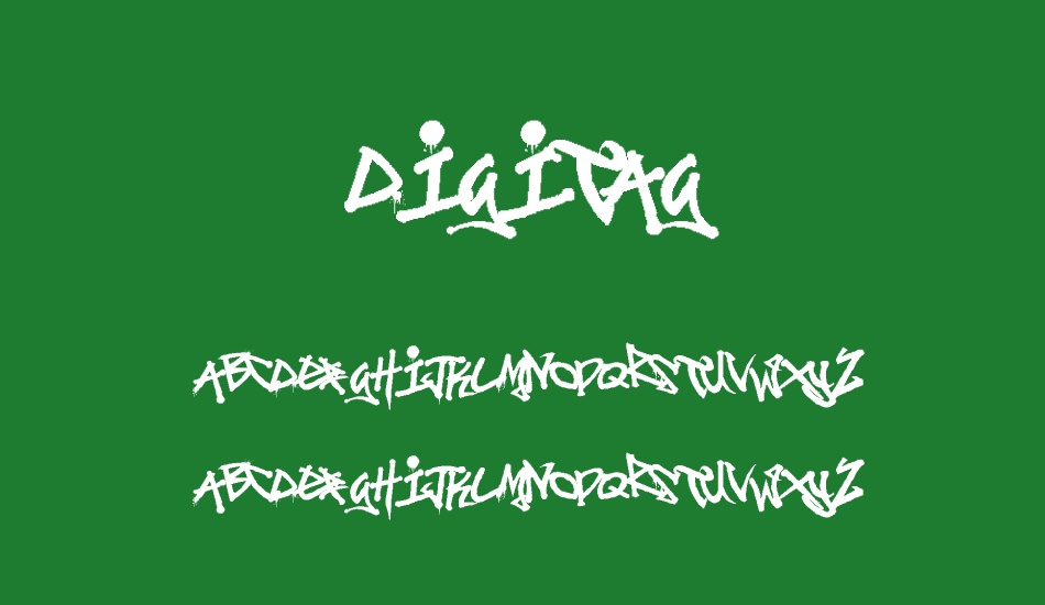digitag font
