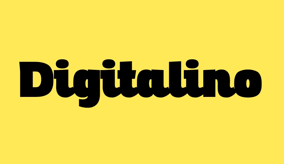 digitalino font big