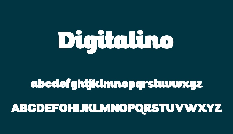 digitalino font