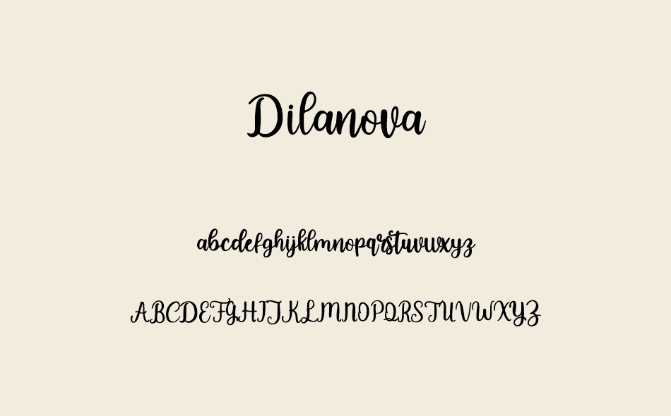 Dilanova font