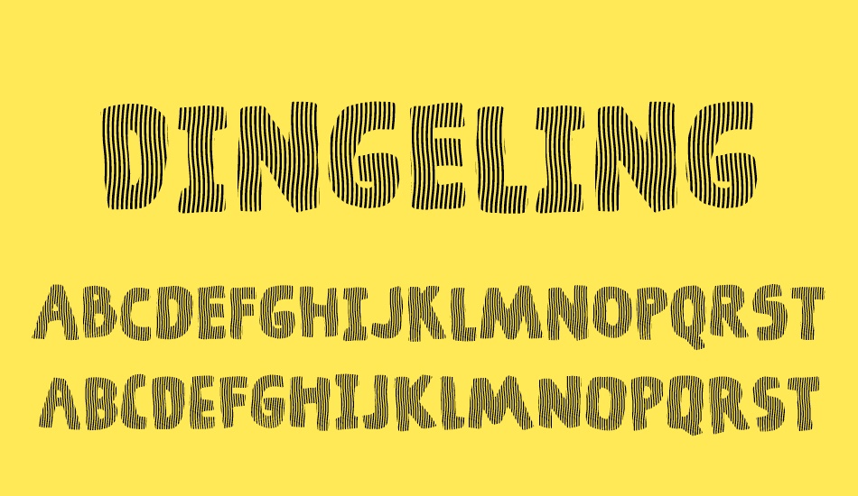 dingeling-demo font