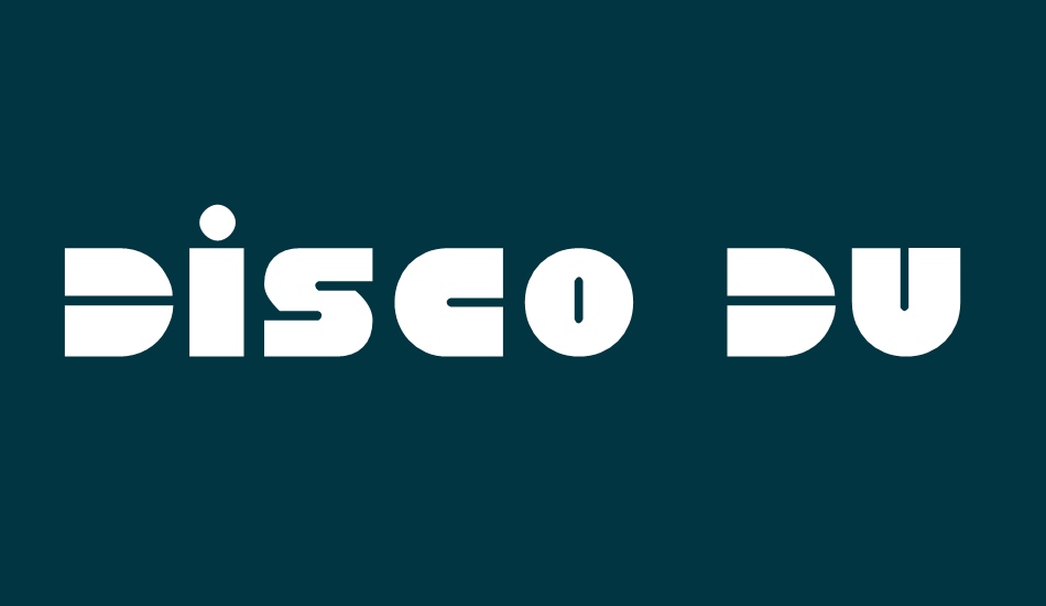 disco-duck font big